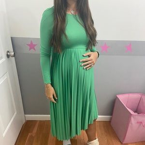 ASOS Maternity Green MIDI Dress